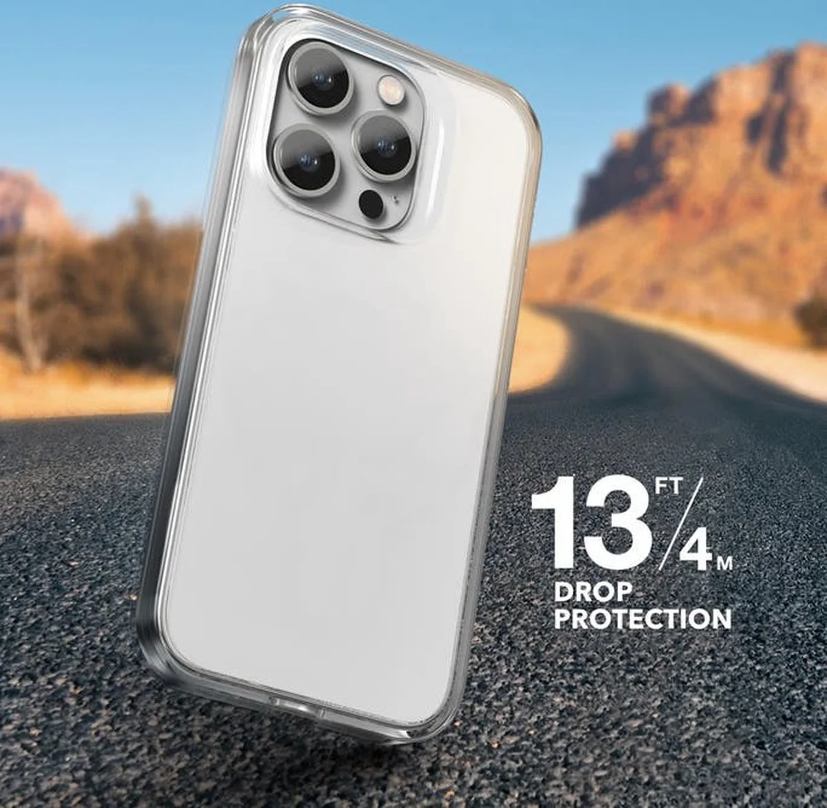 ZAGG Gear 4 Crystal Palace Snap D3O iPhone 14 Pro Hoesje Magsafe Transparant afbeelding 4