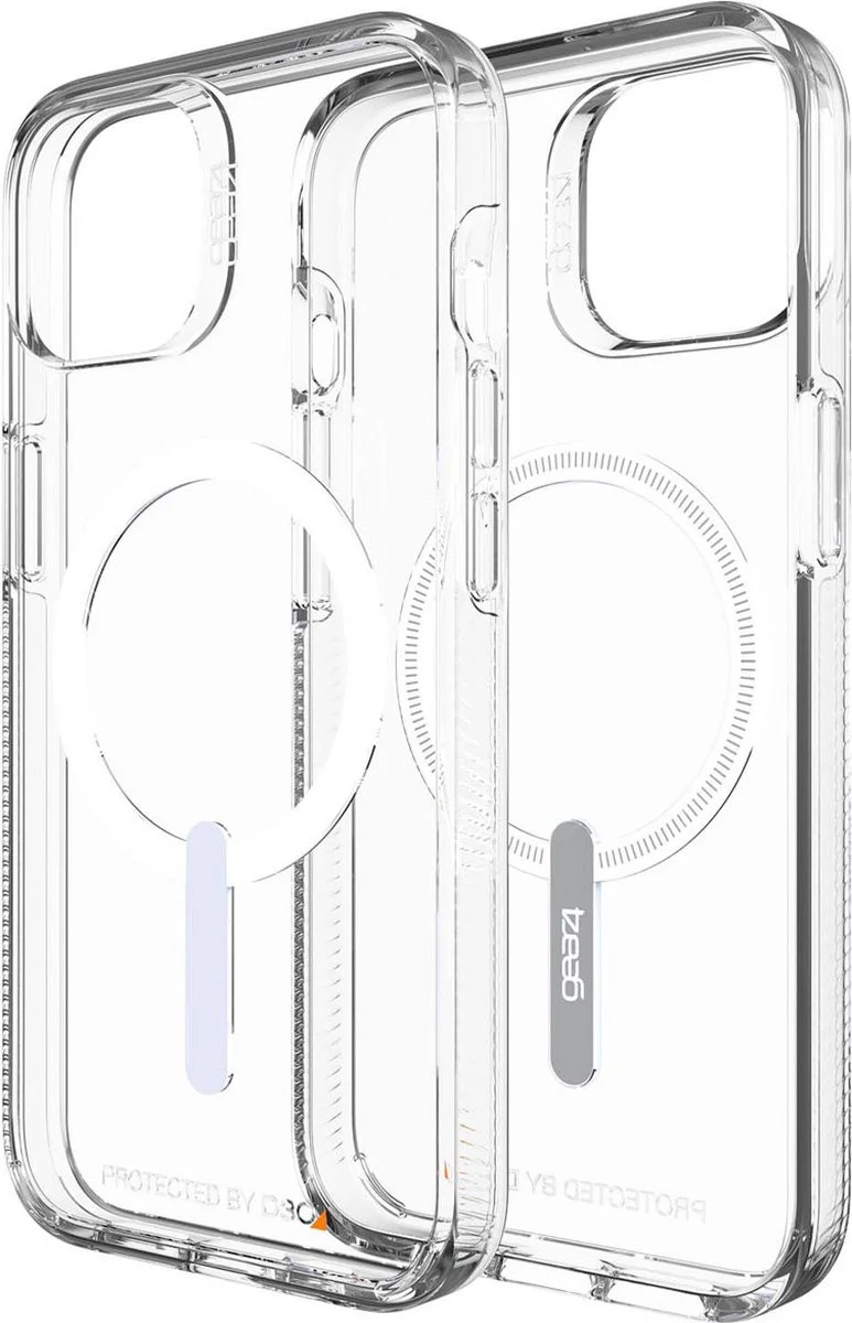 ZAGG Gear 4 Crystal Palace Snap D3O iPhone 14 Hoesje Magsafe Transparant afbeelding 1