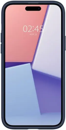 Spigen Crystal Hybrid Apple iPhone 15 Plus Hoesje Back Cover Transparant Blauw afbeelding 6
