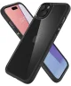 Spigen Crystal Hybrid Apple iPhone 15 Plus Hoesje Back Cover Transparant Zwart