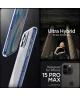 Spigen Ultra Hybrid Apple iPhone 15 Pro Max Hoesje Transparant Lichtblauw