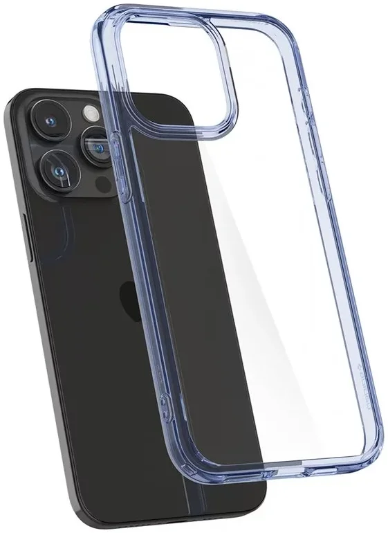Spigen Ultra Hybrid Apple iPhone 15 Pro Max Hoesje Transparant Lichtblauw afbeelding 2