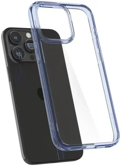 Spigen Ultra Hybrid Apple iPhone 15 Pro Max Hoesje Transparant Lichtblauw afbeelding 2
