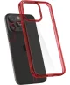 Spigen Ultra Hybrid Apple iPhone 15 Pro Max Hoesje Transparant Rood