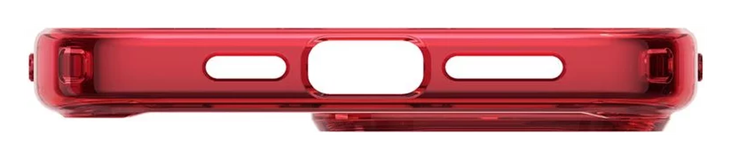 Spigen Ultra Hybrid Apple iPhone 15 Pro Max Hoesje Transparant Rood afbeelding 10