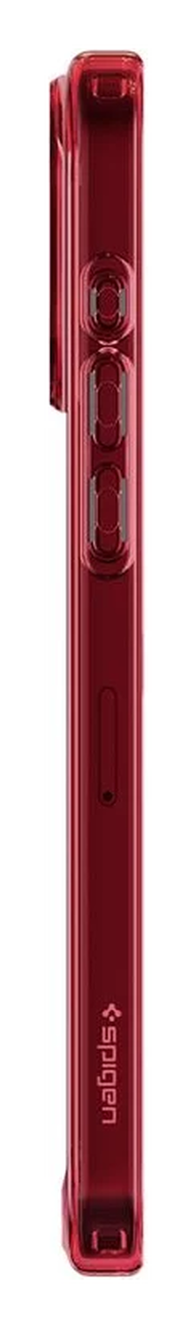 Spigen Ultra Hybrid Apple iPhone 15 Pro Max Hoesje Transparant Rood afbeelding 9
