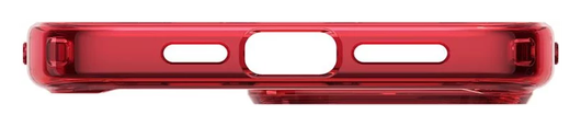 Spigen Ultra Hybrid Apple iPhone 15 Pro Max Hoesje Transparant Rood afbeelding 10
