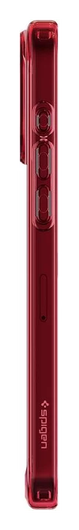 Spigen Ultra Hybrid Apple iPhone 15 Pro Max Hoesje Transparant Rood afbeelding 9