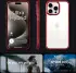 Spigen Ultra Hybrid Apple iPhone 15 Pro Hoesje Back Cover Transparant Rood afbeelding 8