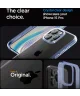 Spigen Ultra Hybrid Apple iPhone 15 Pro Hoesje Back Cover Transparant Blauw