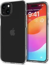 Spigen Crystal Flex Apple iPhone 15 Hoesje Back Cover Transparant