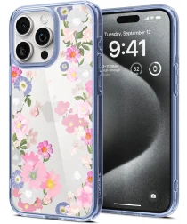 Spigen Ultra Hybrid Apple iPhone 15 Pro Hoesje Back Cover Blossom