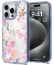 Spigen Ultra Hybrid Apple iPhone 15 Pro Hoesje Back Cover Blossom