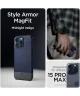 Spigen Style Armor MagFit iPhone 15 Pro Max Hoesje MagSafe Blauw