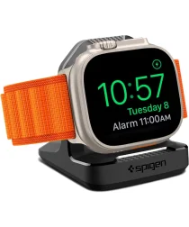 Spigen Rugged Armor Smartwatch Stand voor Apple Watch Oplader Zwart