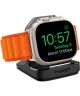 Spigen Rugged Armor Smartwatch Stand voor Apple Watch Oplader Zwart