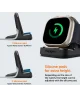 Spigen Rugged Armor Smartwatch Stand voor Apple Watch Oplader Zwart