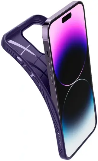 Spigen Liquid Air Apple iPhone 14 Pro Max Hoesje Back Cover Paars afbeelding 2
