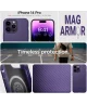 Spigen Mag Armor Apple iPhone 14 Pro Hoesje MagSafe Back Cover Paars