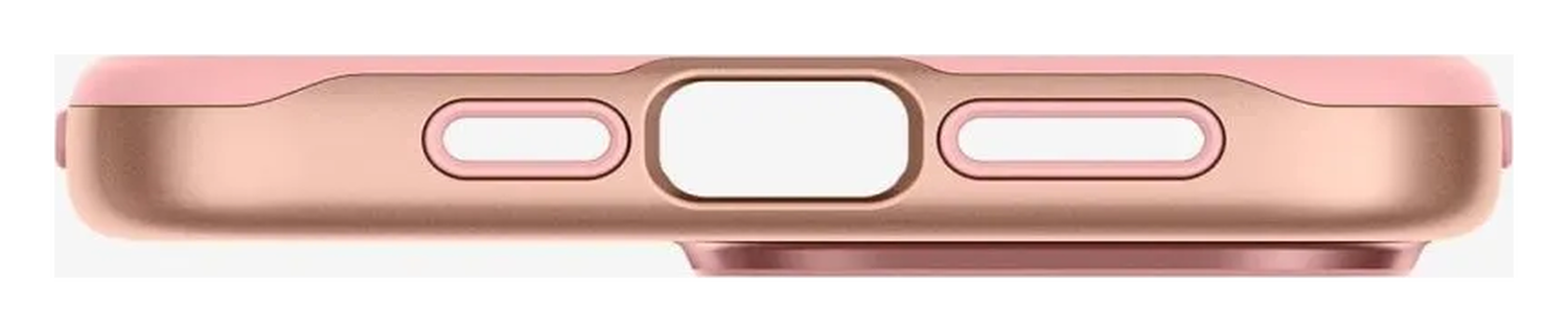 Spigen Style Armor MagFit iPhone 15 Pro Hoesje MagSafe Back Cover Roze Goud afbeelding 9