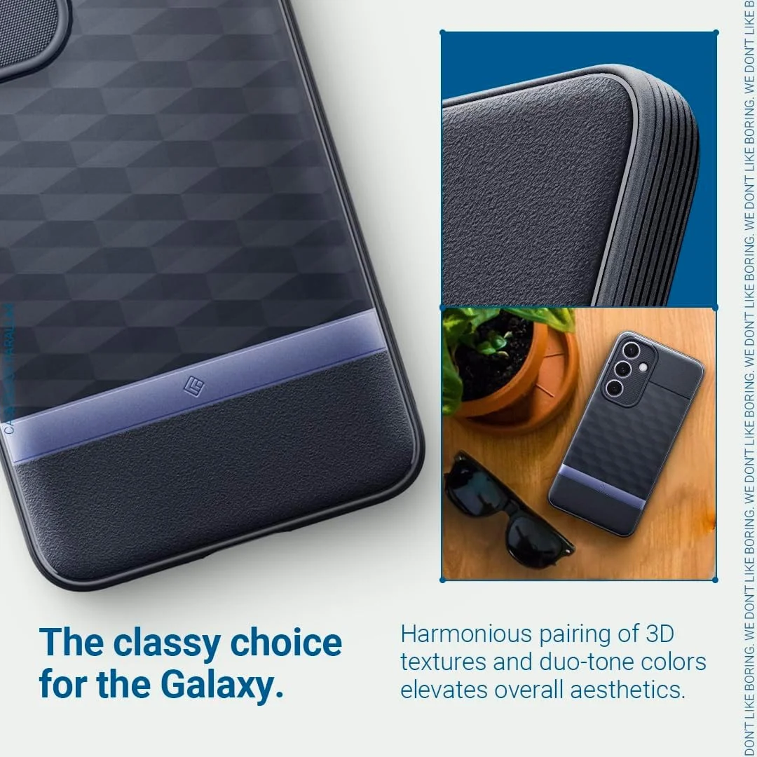Caseology Parallax Samsung Galaxy S24 Hoesje Back Cover Navy Violet afbeelding 4