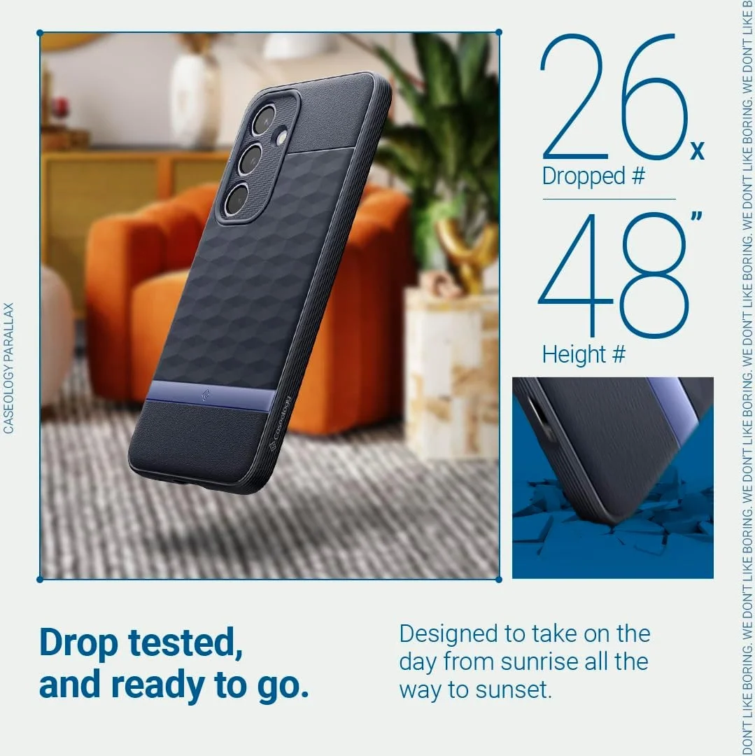 Caseology Parallax Samsung Galaxy S24 Hoesje Back Cover Navy Violet afbeelding 6