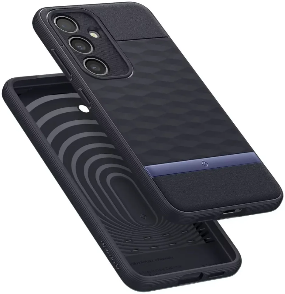 Caseology Parallax Samsung Galaxy S24 Hoesje Back Cover Navy Violet afbeelding 9