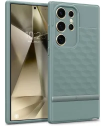 Caseology Parallax Samsung Galaxy S24 Ultra Hoesje Back Cover Groen