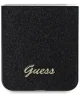 Guess Glitter Script Samsung Galaxy Z Flip 6 Hoesje Back Cover Zwart