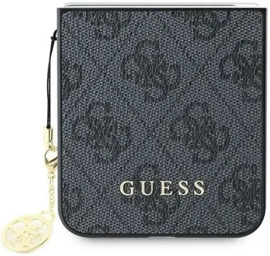 Guess Samsung Galaxy Z Flip 6 Hoesje Charm Back Cover Zwart afbeelding 4