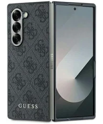 Guess Samsung Galaxy Z Fold 6 Hoesje Charm Back Cover Zwart