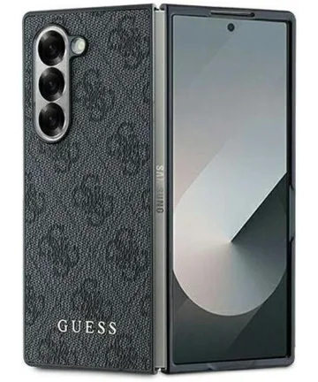 Guess Samsung Galaxy Z Fold 6 Hoesje Charm Back Cover Zwart Hoesjes