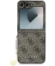 Guess Samsung Galaxy Z Flip 6 Hoesje Charm Back Cover Bruin