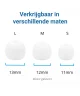 3 Pack Siliconen Vervangende Dopjes voor Oordopjes / Headsets Wit Small