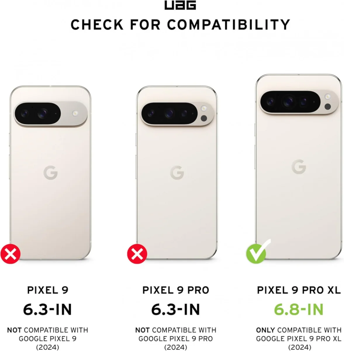 Urban Armor Gear Scout Google Pixel 9 Pro XL Hoesje Back Cover Zwart afbeelding 3