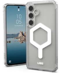 UAG Plyo Pro Samsung Galaxy S24 FE Hoesje MagSafe Back Cover Ice Wit