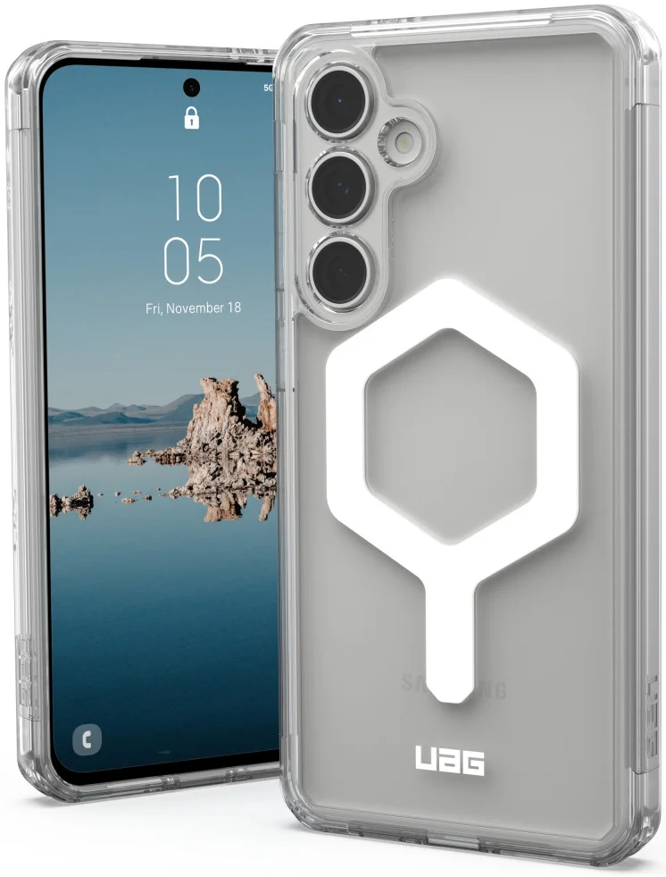 UAG Plyo Pro Samsung Galaxy S24 FE Hoesje MagSafe Back Cover Ice Wit afbeelding 1