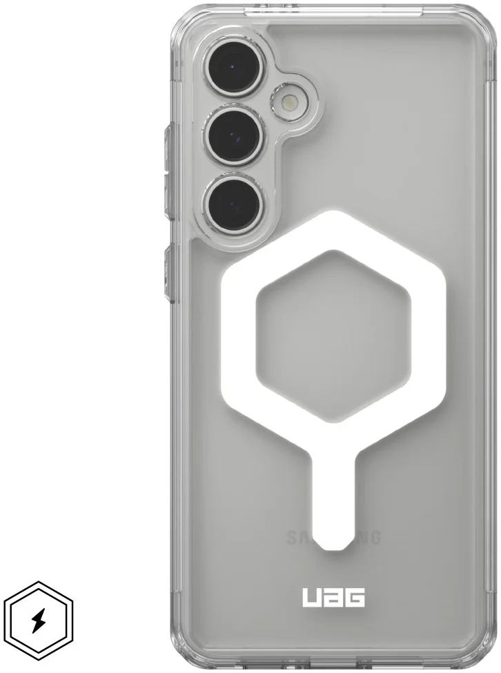 UAG Plyo Pro Samsung Galaxy S24 FE Hoesje MagSafe Back Cover Ice Wit afbeelding 5