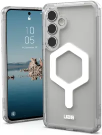 UAG Plyo Pro Samsung Galaxy S24 FE Hoesje MagSafe Back Cover Ice Wit