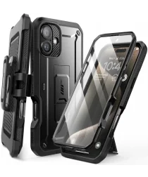 SUPCASE UB Pro Apple iPhone 16 Hoesje Full Protect Kickstand Zwart