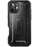 SUPCASE UB Pro Apple iPhone 16 Hoesje Full Protect Kickstand Zwart