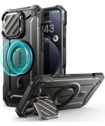 SUPCASE UB Pro MagXT Apple iPhone 16 Hoesje Camera Protector Zwart