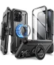 SUPCASE UB Mag Pro Apple iPhone 16 Pro Hoesje MagSafe Stand Zwart