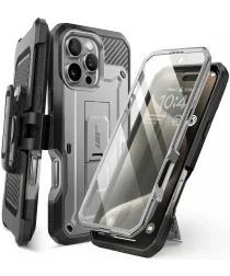 SUPCASE UB Pro Apple iPhone 16 Pro Max Hoesje Full Protect Kickstand Grijs