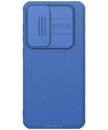 Nillkin CamShield Samsung Galaxy S24 FE Hoesje Camera Slider Back Cover Blauw Hoesjes