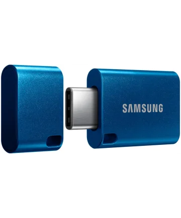 Originele Samsung USB-C Stick voor Extra Opslaggeheugen 512GB Blauw Geheugenkaarten