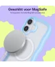 HappyCase Wavy Apple iPhone 16 Hoesje MagSafe Back Cover Blauw