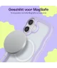 HappyCase Wavy Apple iPhone 16 Hoesje MagSafe Back Cover Paars