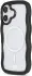 HappyCase Wavy Apple iPhone 16 Plus Hoesje MagSafe Back Cover Zwart afbeelding 11