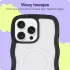 HappyCase Wavy Apple iPhone 16 Pro Hoesje MagSafe Back Cover Zwart afbeelding 4
